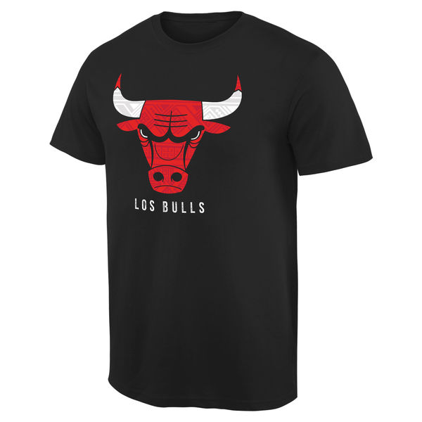 NBA Men Chicago Bulls Noches Enebea TShirt Black->nba t-shirts->Sports Accessory